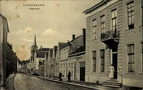 Ak Aardenburg Sluis Zeeland Niederlande, Weststraat