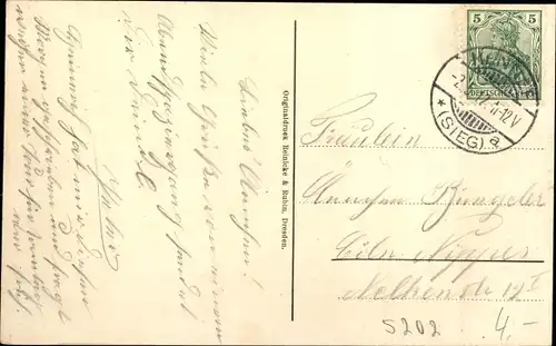 Ak Allner Hennef an der Sieg, Partie a. d. Sieg mit Schloss Allner