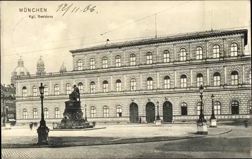 Ak München, Kgl. Residenz
