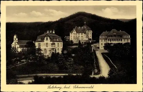 Ak Sulzburg in Baden Schwarzwald, Teilansicht des Ortes