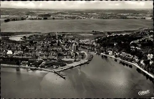 Ak Ostseebad Eckernförde, Fliegeraufnahme