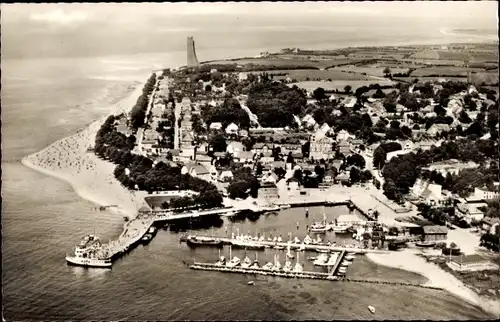 Ak Ostseebad Laboe, Panorama, Marineehrenmal
