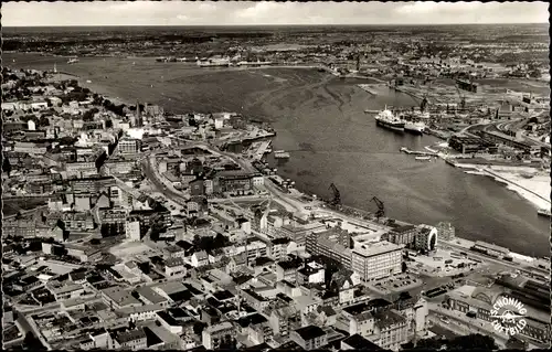 Ak Kiel Schleswig Holstein, Panorama, Fliegeraufnahme