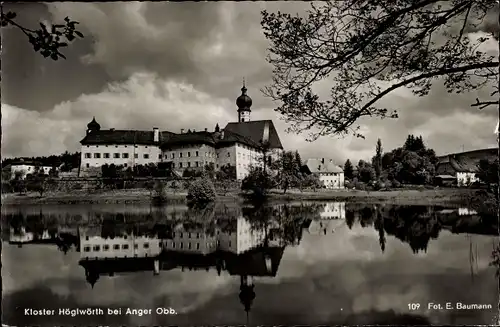 Ak Höglwörth Anger im Rupertiwinkel Oberbayern, Kloster