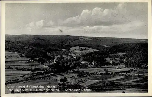 Ak Bad Sobernheim an der Nahe, Erholungsheim mit Nebengebäuden, Kurhäuser Dhonau