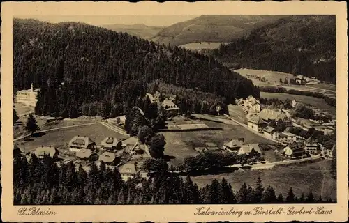 Ak Sankt Blasien im Schwarzwald, Kalvarienberg, Fürstabt-Gerbert-Haus