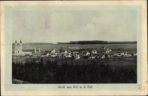 Ak Rot an der Rot in Württemberg, Panorama