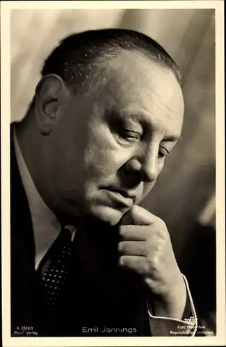Ak Schauspieler Emil Jannings, Portrait