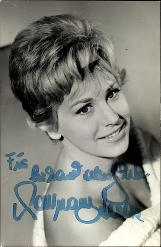 Ak Schauspielerin Waltraut Haas, Portrait, Autogramm
