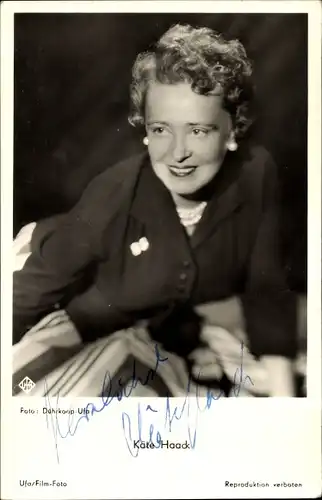 Ak Schauspielerin Käthe Haack, Portrait, Autogramm