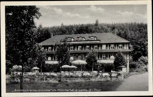 Ak Eisenberg in Thüringen, Mühltal, Waldhaus Amtsschreibersmühle