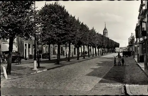 Ak Willemstad Nordbrabant Niederlande, Voorstraat