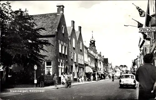 Ak Steenbergen Nordbrabant Niederlande, Kaaistraat