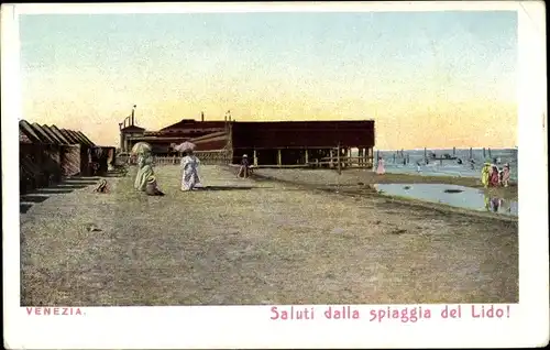 Ak Venezia Venedig Veneto, Spiaggia del Lido