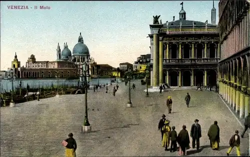 Ak Venezia Venedig Veneto, Il Molo