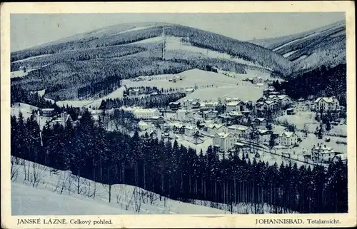 Ak Janské Lázně Johannisbad Region Königgrätz, Celkovy pohled