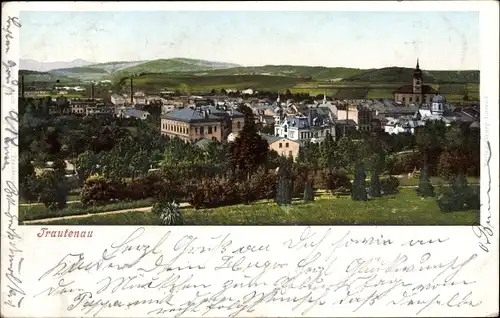 Ak Trutnov Trautenau Riesengebirge Region Königgrätz, Totalansicht