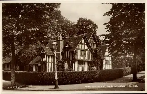 Ak Bournville Worcestershire England, Old Manor House