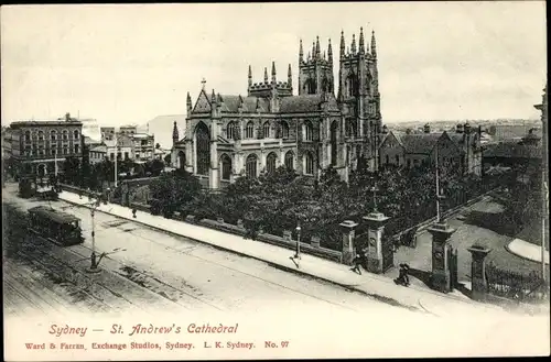 Ak Sydney Australien, St. Andrew's Cathedral