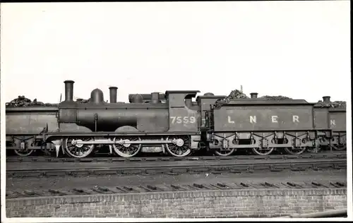 Foto Ak Britische Eisenbahn, Dampflok, Tender 7559, LNER