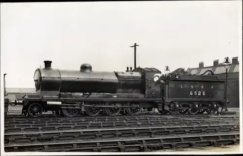 Foto Ak Britische Eisenbahn, Dampflok, Tender 6525, LNER