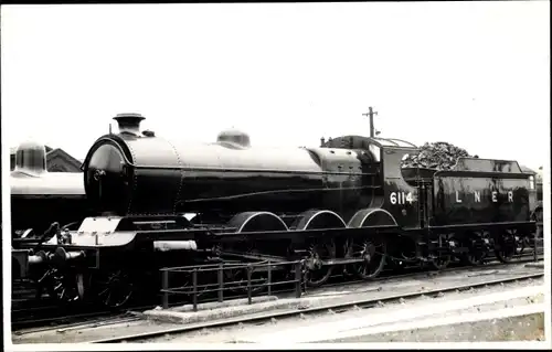 Foto Ak Britische Eisenbahn, Dampflok, Tender 6114, LNER