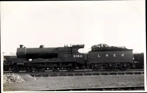 Foto Ak Britische Eisenbahn, Dampflok, Tender 5180, LNER