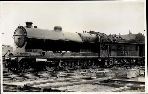 Foto Ak Britische Eisenbahn, Dampflok, Tender 5414, LNER