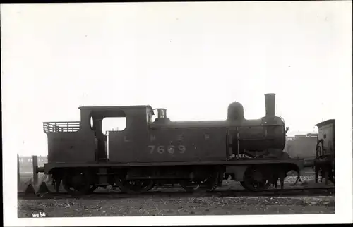 Ak Britische Eisenbahn, Dampflok, Tender 7669, LNER