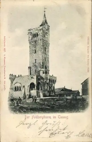 Ak Niederreifenberg Schmitten im Taunus, Großer Feldberg, Feldbergturm