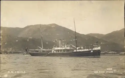 Ak Italienisches Kriegsschiff, RN Ercole