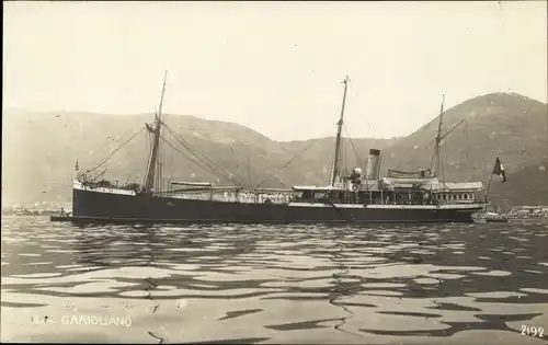 Ak Italienisches Kriegsschiff, RN Garigliano