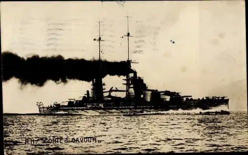 Ak Italienisches Kriegsschiff RN Franceso Ferrucio