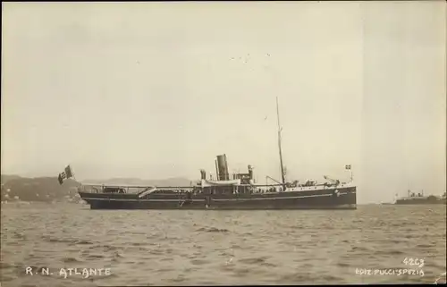 Ak Italienisches Kriegsschiff, RN Atlante