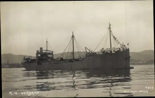 Ak Italienisches Kriegsschiff, R. N. Verbano