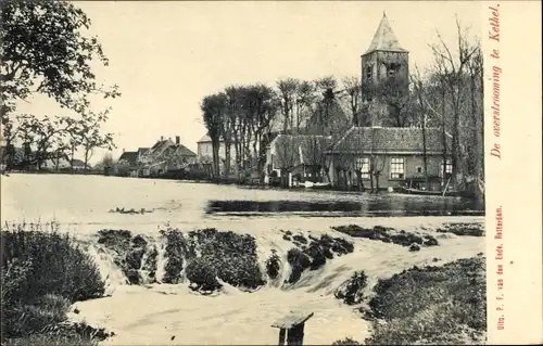 Ak Kethel Schiedam Südholland, De overstrooming