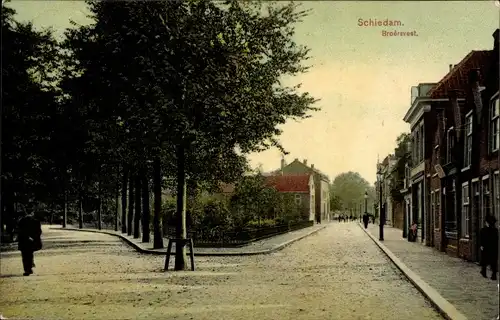 Ak Schiedam Südholland Niederlande, Broersvest