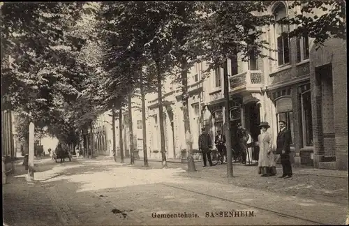 Ak Sassenheim Südholland, Gemeentehuis