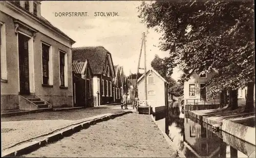 Ak Stolwijk Südholland, Dorpstraat