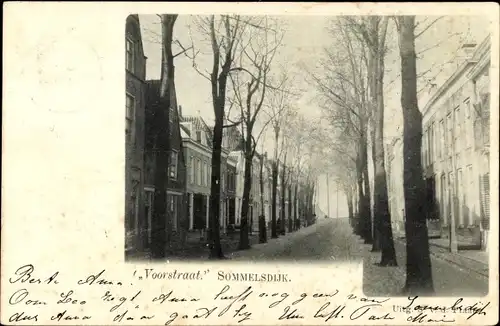 Ak Sommelsdijk Insel Goeree Overflakkee Südholland, Voorstraat
