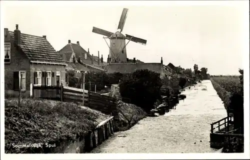 Ak Sommelsdijk Insel Goeree Overflakkee Südholland, Spui, Molen