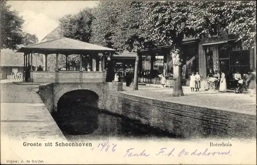 Ak Schoonhoven Südholland Niederlande, Boterhuis