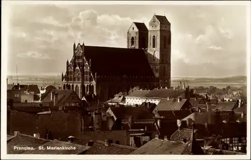 Ak Prenzlau in der Uckermark, St. Marienkirche