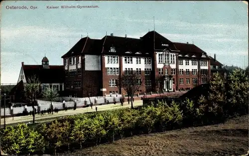 Ak Ostróda Osterode Ostpreußen, Kaiser Wilhelm Gymnasium