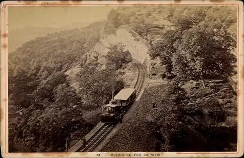 Kabinett Foto Vitznau Kanton Luzern, Rigibahn, Zahnradbahn