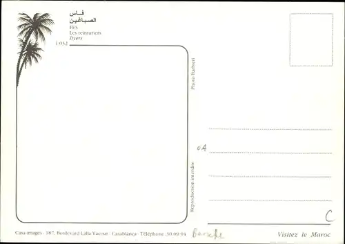 Ak Fès Fez Marokko, Dyers