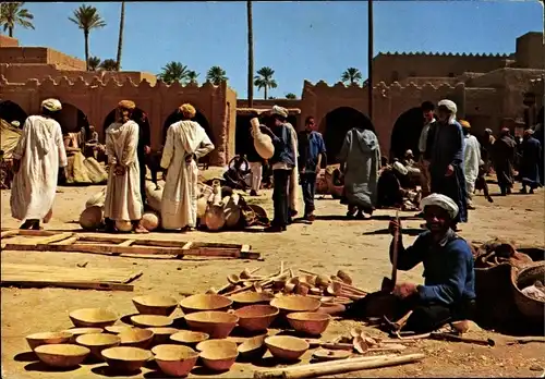 Ak Rissani Marokko, Le pottier dans le Souk