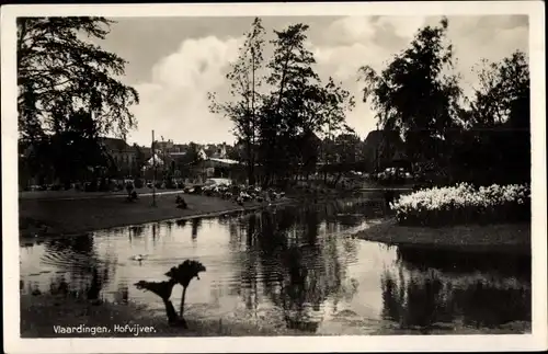 Ak Vlaardingen Südholland, Hofvijver