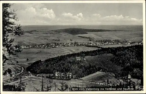 Ak Neukirch in der Lausitz, Valtenberg, Blick ins Valtenthal