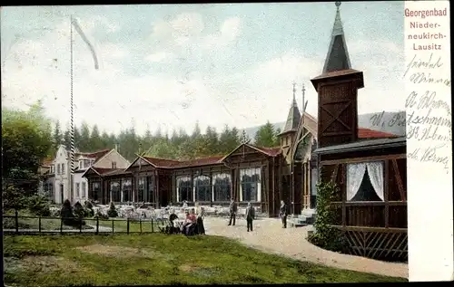 Ak Niederneukirch Neukirch in der Lausitz, Georgenbad